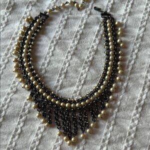 Elegant Pearl and Chain Bracelet